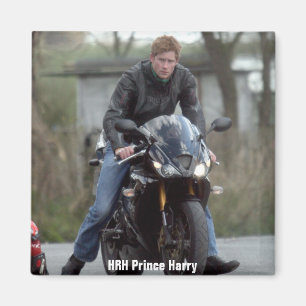 Imán Moto de príncipe Harry de HRH