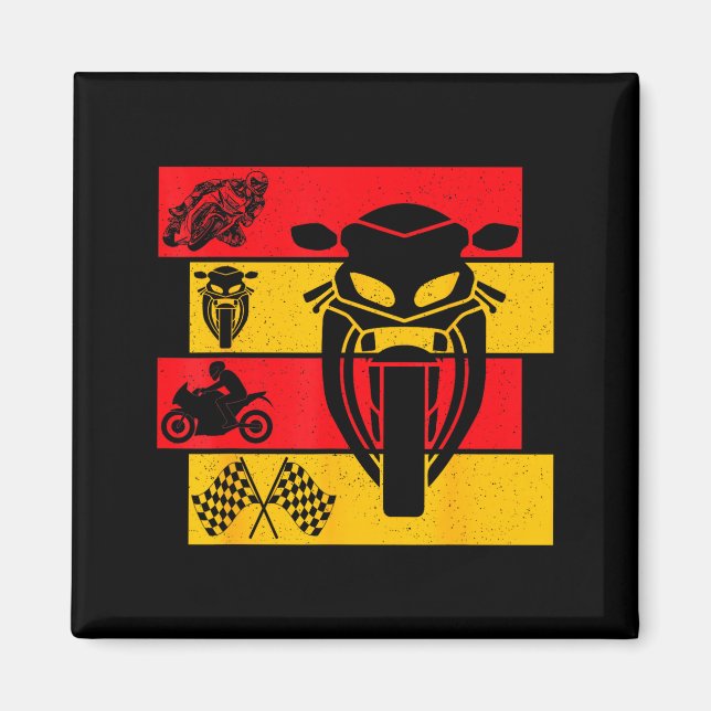 Imán Moto Gp Motorcycle Gp Racing Motorcycles Biker Boy (Frente)