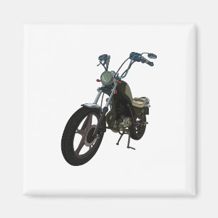 Imán Motocicleta clásica de época