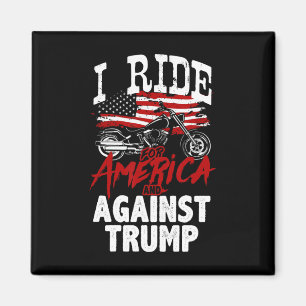 Imán Motociclista anti Trump pro democracia resiste con