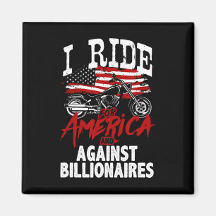 Imán Motociclista anti Trump pro-democracia resiste con