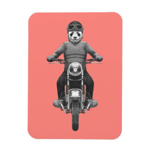 Imán Motociclista Panda