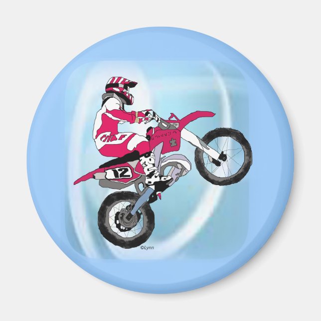 Imán Motocross 305 (Frente)