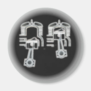 Imán Motor de movimiento de dos