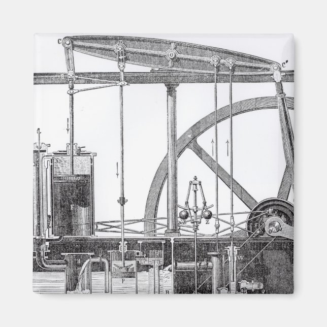 Imán Motor de vapor (Frente)