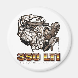 Imán Motor del Corvette 350 LT1