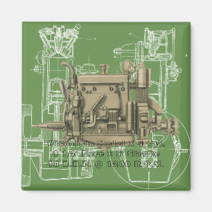 Imán Motor Wisconsin Milwaukee Motor de gas X