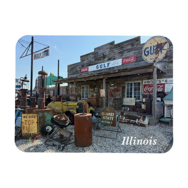 Imán MotorHeads Bar & Grill, Museo (Horizontal)