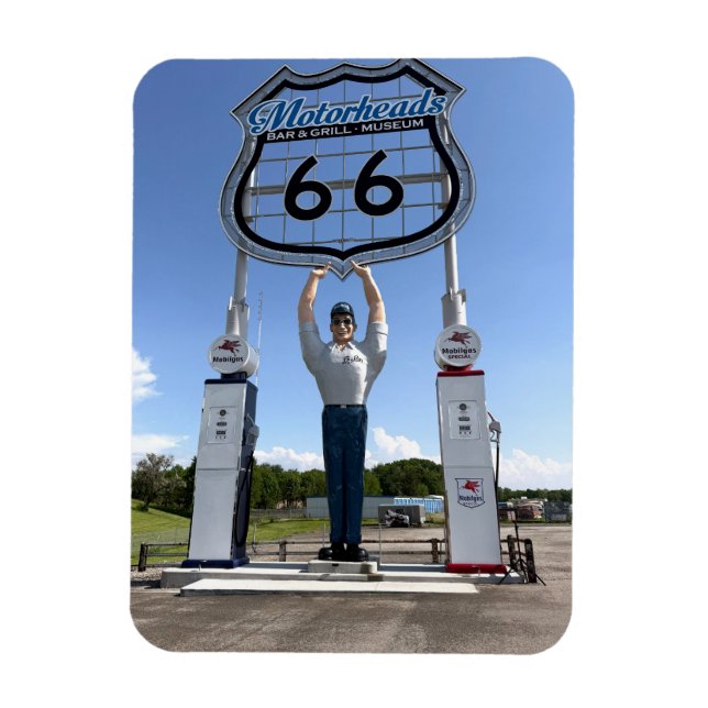 Imán MotorHeads Bar & Grill, Museo (Vertical)