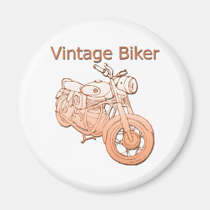 Imán Motorista del vintage