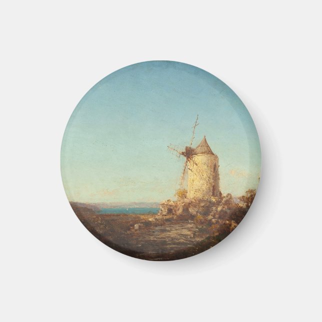 Imán Moulin De Saint-Miter, Près De Martigues (Frente)