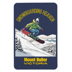 Imán Mount Buller Victoria Snowboarding