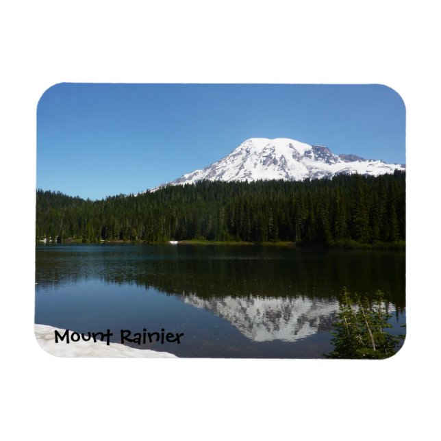 Imán Mount Rainier N.P. (Lago Reflexionante) (Horizontal)