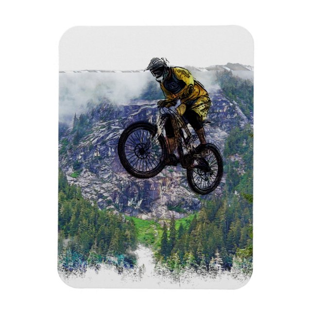 Imán Mountain Air BMXer - BMX Rider (Vertical)