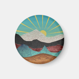 Imán Mountain Fantasy Sunrise