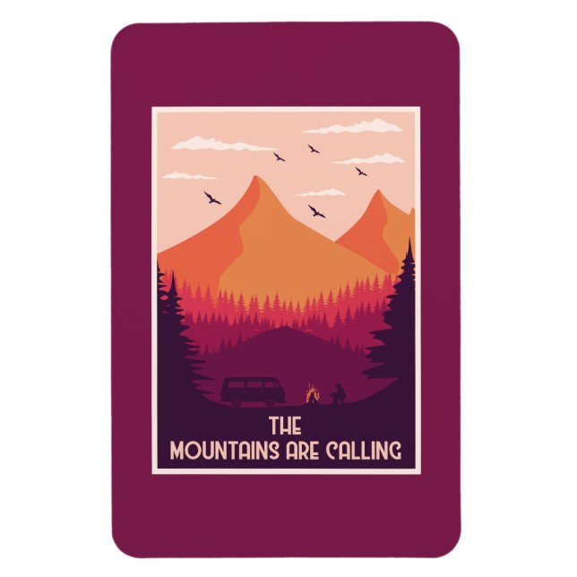 Imán Mountain Lover (Vertical)