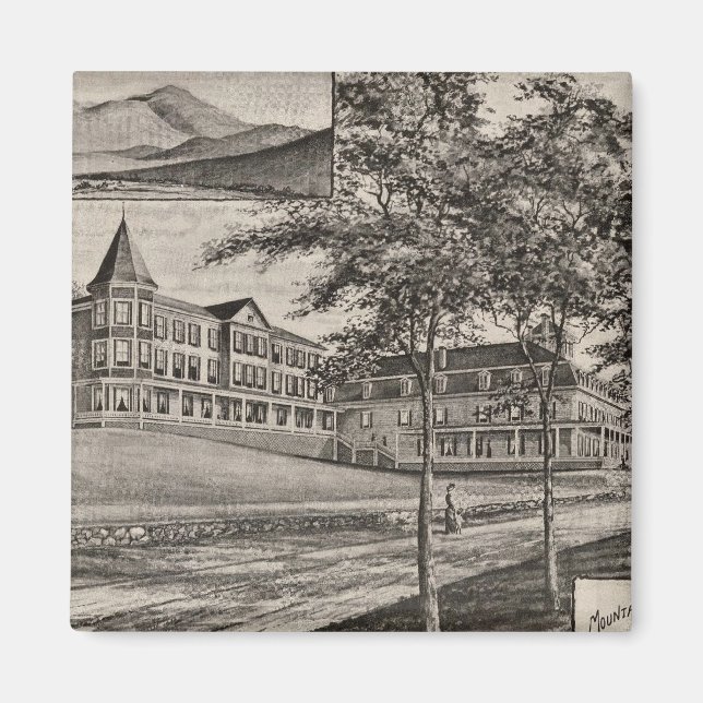 Imán Mountain View House, Whitefield, NH (Frente)