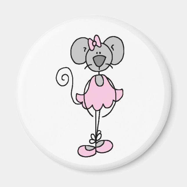 Imán Mouse Ballerina Magnet (Frente)