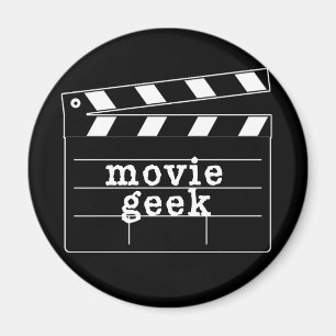 Imán Movie Geek con Clapboard