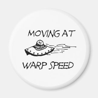 Imán Moviéndose A La Velocidad De La Warp