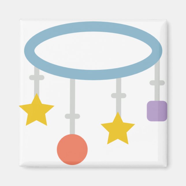 Imán móvil de círculo de bebé (Frente)