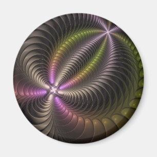 Imán Movimiento poderoso Abstracto de arte fractal colo