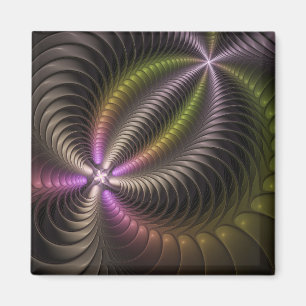 Imán Movimiento poderoso Abstracto de arte fractal colo