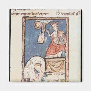 Imán Ms 3516 f.127 el juglar de Notre Dame