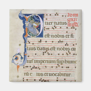 Imán Ms 561 página con "P inicial historiated" que