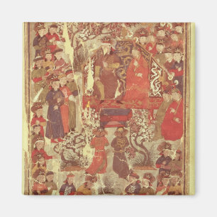 Imán Ms Supp. Pers.Genghis Khan y su esposa