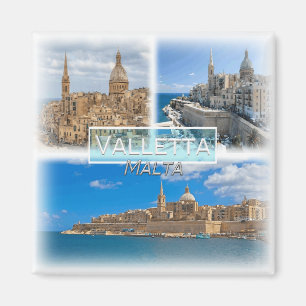 Imán MT0019 Europa, Malta, Valletta, nevera