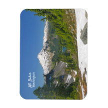 Mt. Baker Washington Flexible Photo Magnet