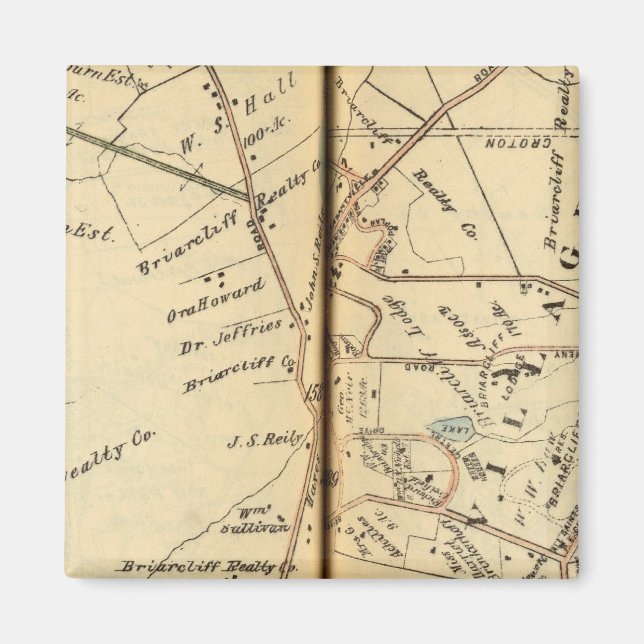 Imán Mt. Pleasant, Nueva York (Frente)