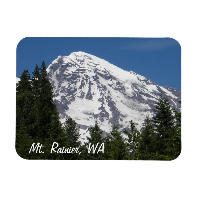 Imán Mt. Rainier Premium Magnet (Horizontal)
