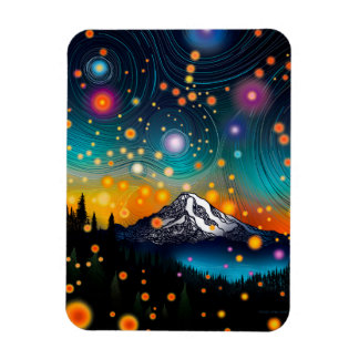 Imán Mt. Rainier Starry Sky