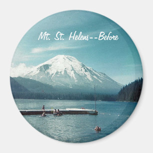 Imán Mt. St Helens--Antes de redondo