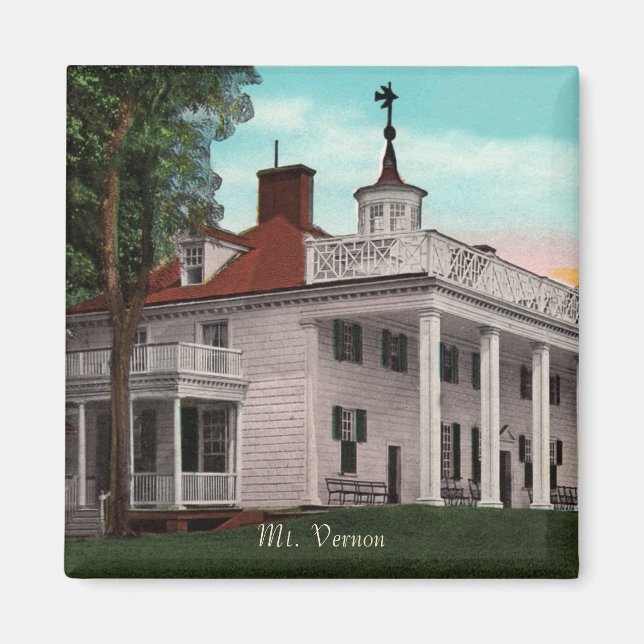 Imán Mt. Vernon Vintage Magnet (Frente)