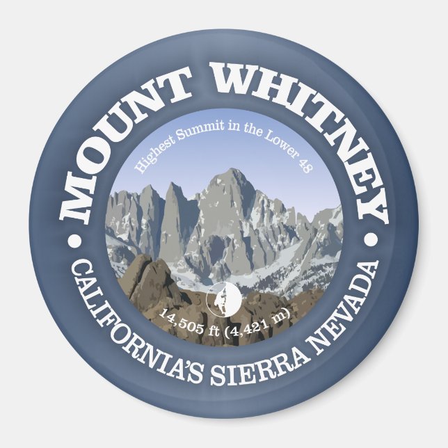 Imán Mt Whitney (Frente)