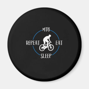 Imán Mtb Coma El Sueño Repetido Regalo Bicicletas De Mo