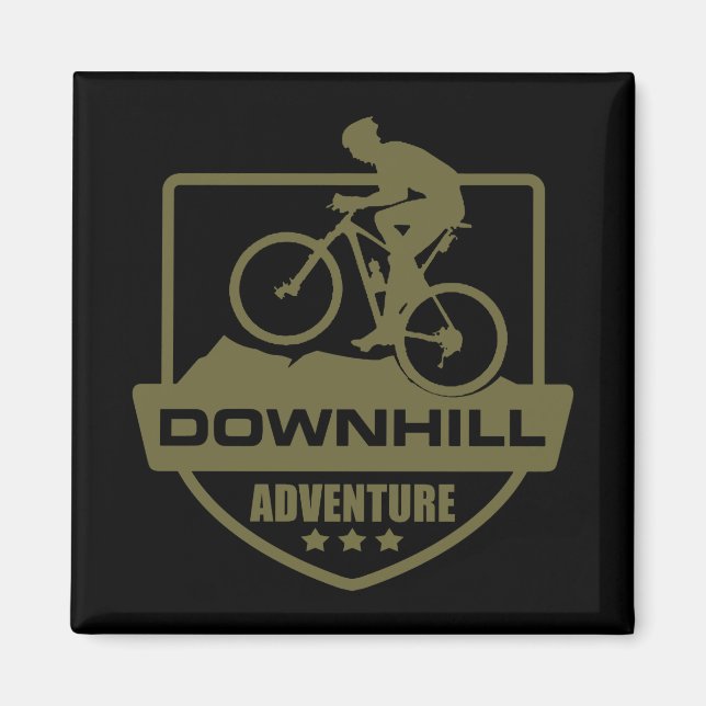 Imán Mtb de descenso en bicicleta de montaña (Frente)