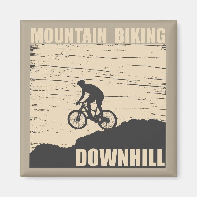Imán MTB Downhill Bicicleta de Montaña (Frente)