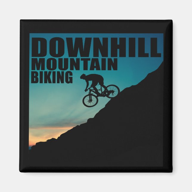 Imán MTB Downhill Ciclismo de Montaña (Frente)