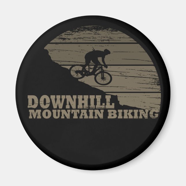 Imán MTB Downhill Ciclismo de Montaña (Frente)