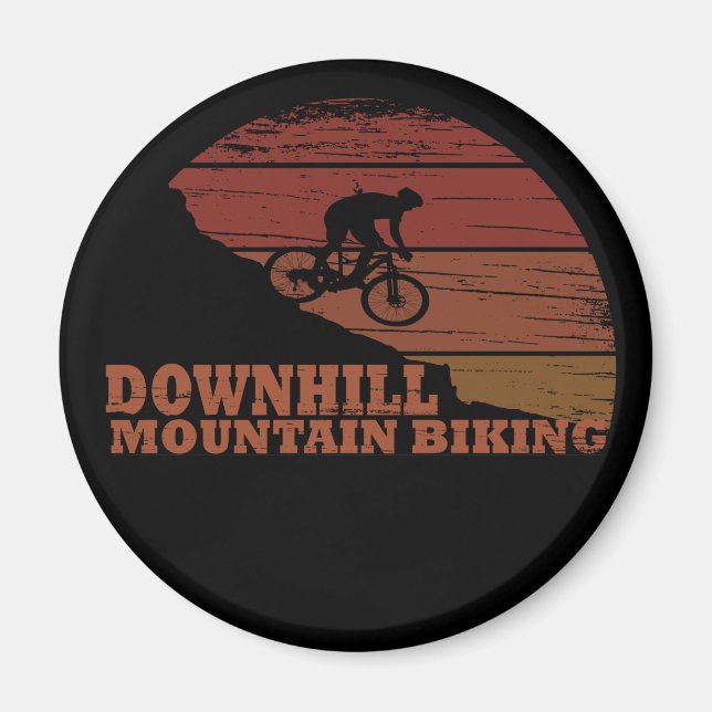 Imán MTB Downhill Ciclismo de Montaña (Frente)