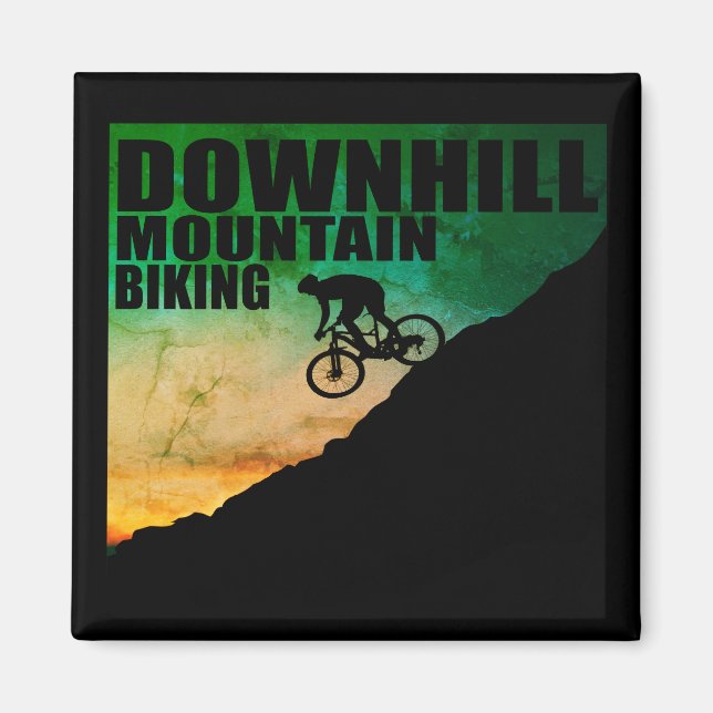 Imán MTB Downhill Ciclismo de Montaña (Frente)