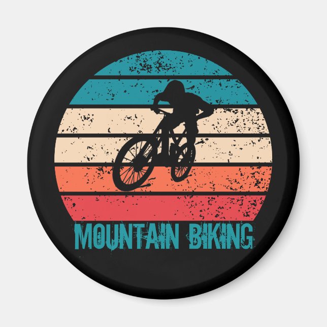 Imán MTB en bicicleta de montaña (Frente)