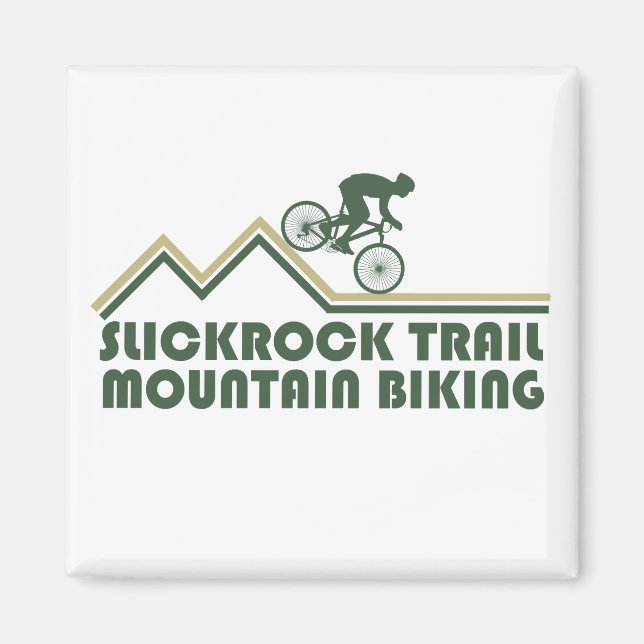 Imán Mtb Mountain Biking - Senderos Slickrock Utah (Frente)