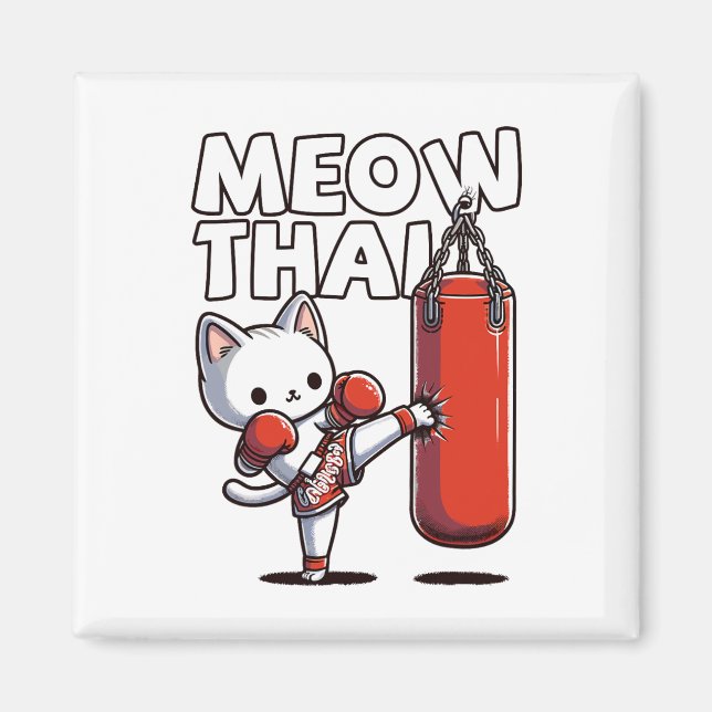 Imán Muay Thai Cat (Frente)