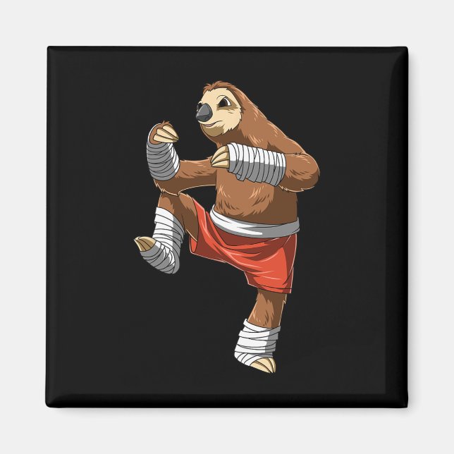 Imán Muay Thai Sloth - Boxeo Tailandés y Kickboxing  (Frente)