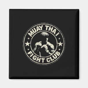 Imán Muay Thai Tailandia Kickboxing Mma Luchador Vintag